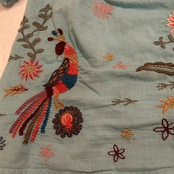 Johnny Was heavily embroidered “Lucy” artesian blouse NWT - Picture 7 of 16